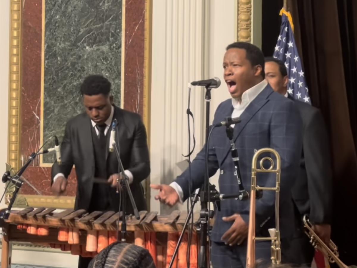 Mauro Castillo presentación en la Casa Blanca: Mes de la Herencia Afroamericana