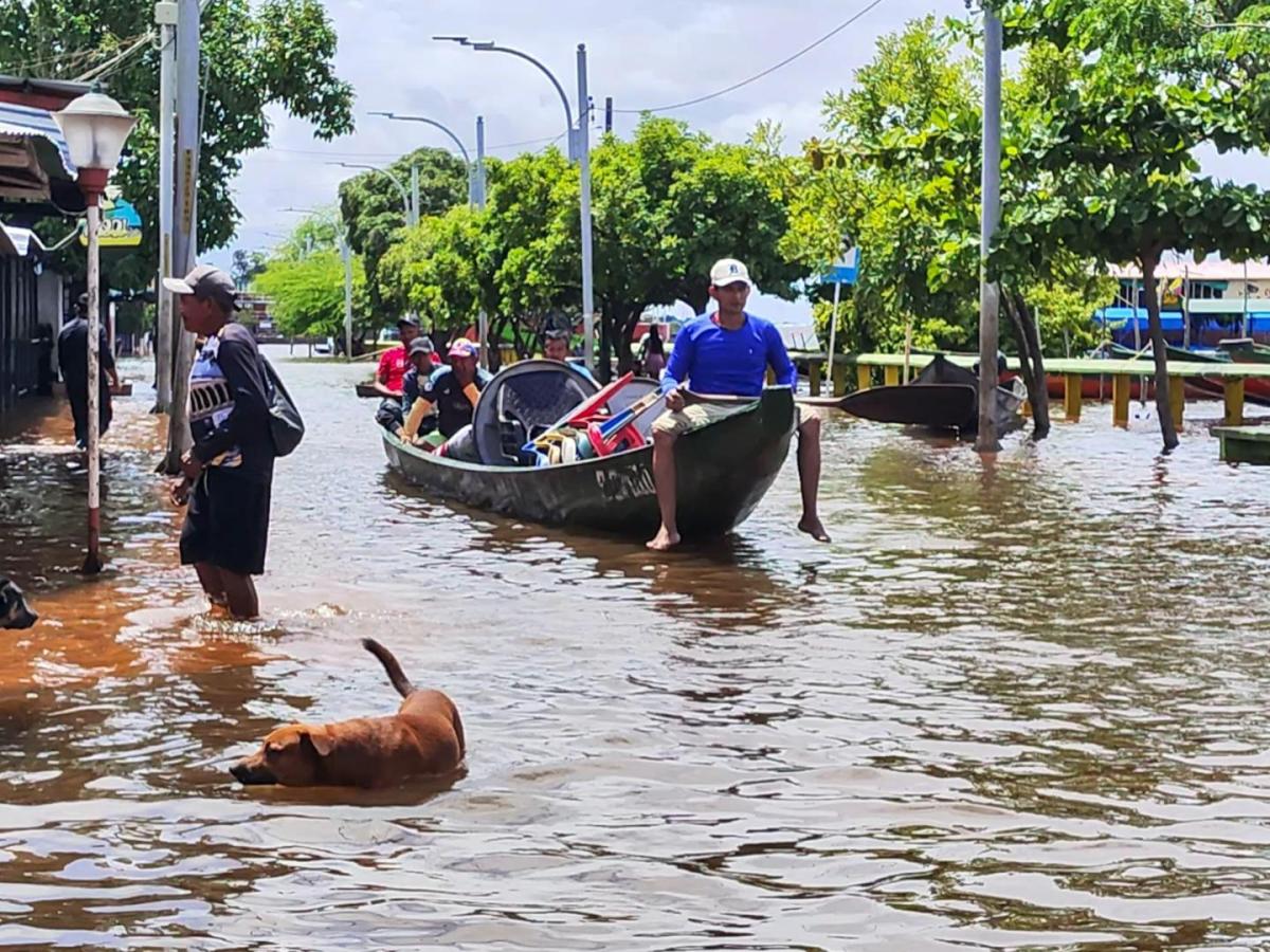Vichada: inundaciones por aumento en río Orinoco y damnificados 