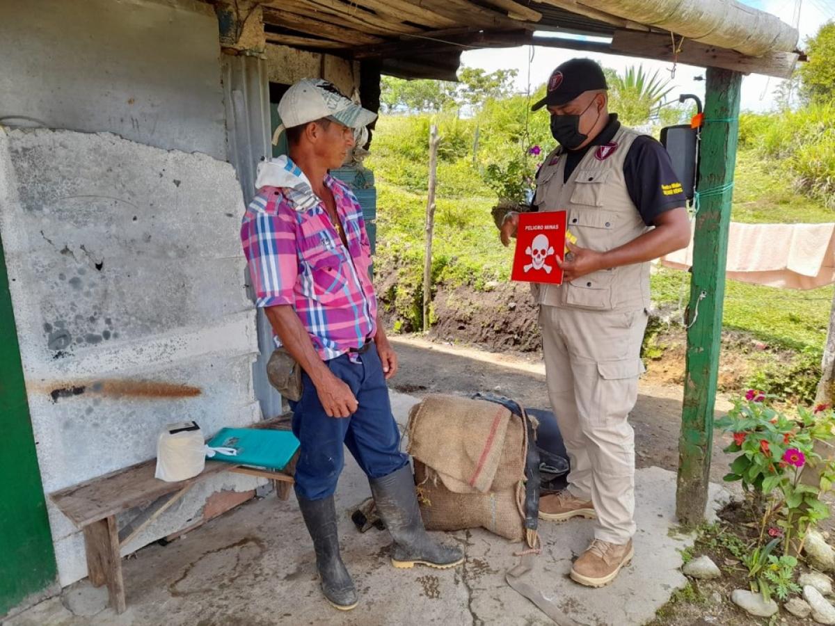 Caquetá libera 77 veredas de minas antipersonal