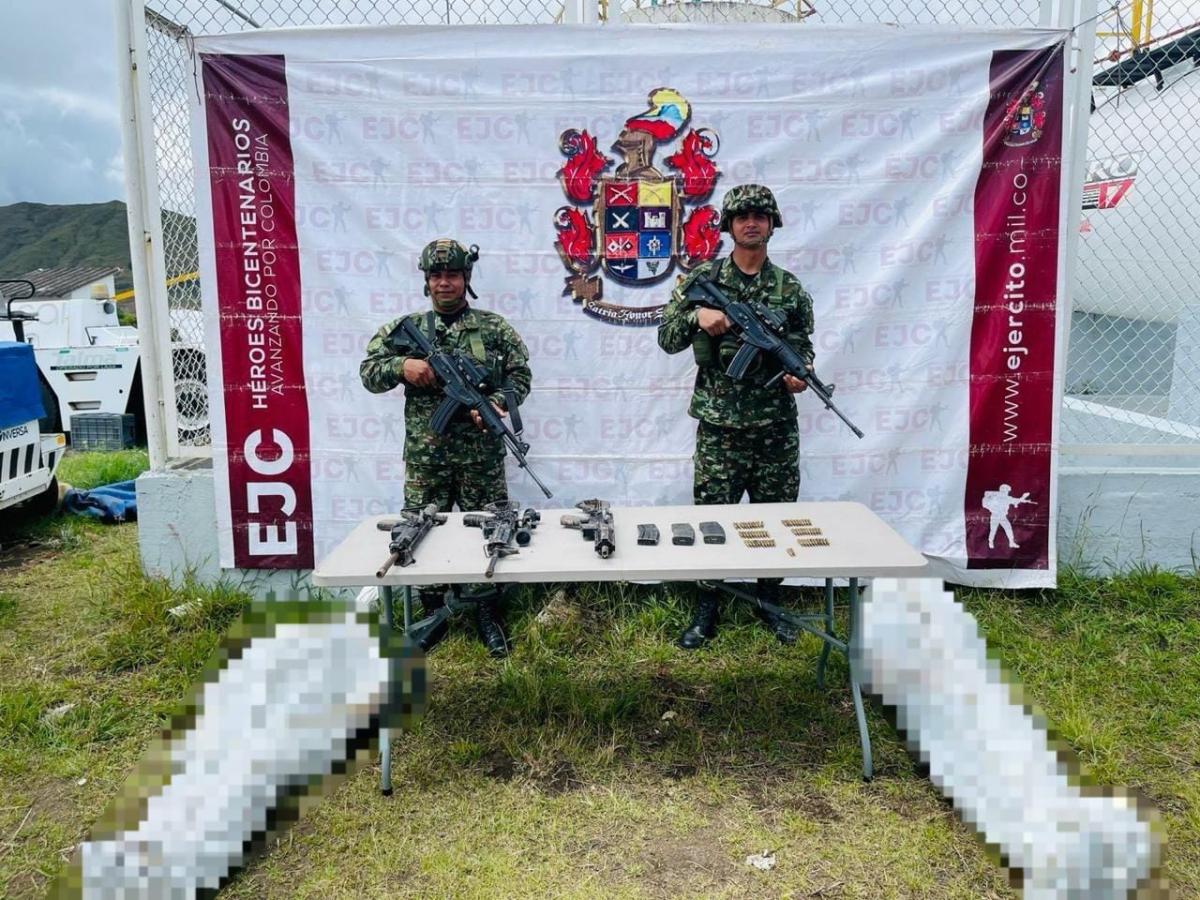 Mueren dos presuntos miembros del GAO-r “Rafael Aguilera” en operación militar en Nariño