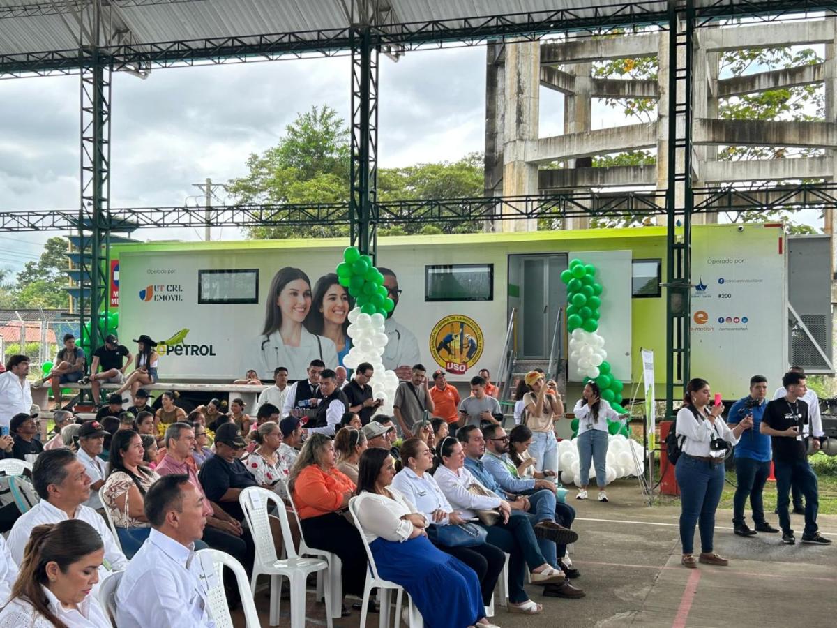 Ecopetrol lanza Unidad Móvil de Salud para atender a más de 20 mil habitantes en el Meta