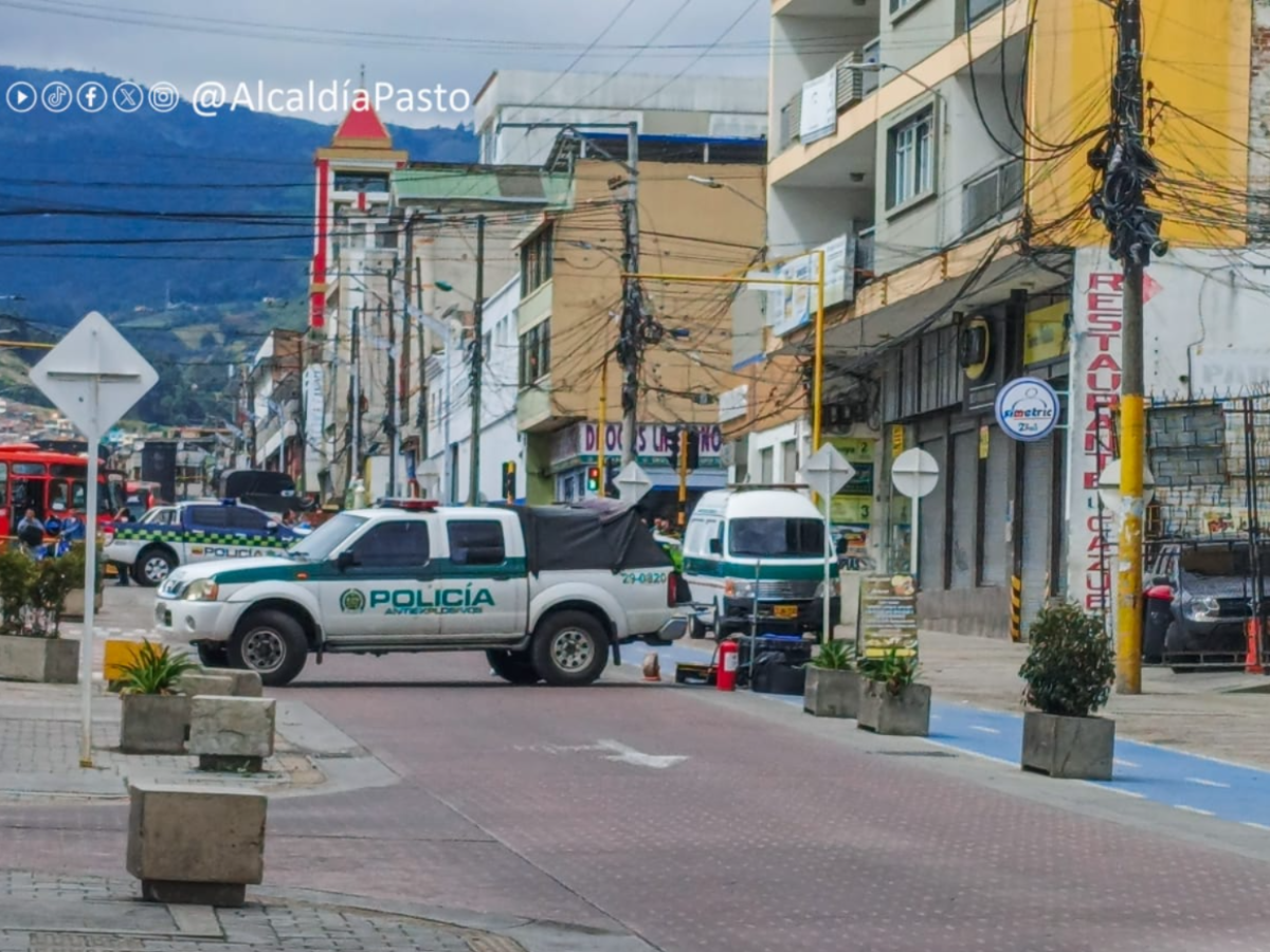 Desactivan artefactos explosivos en Pasto