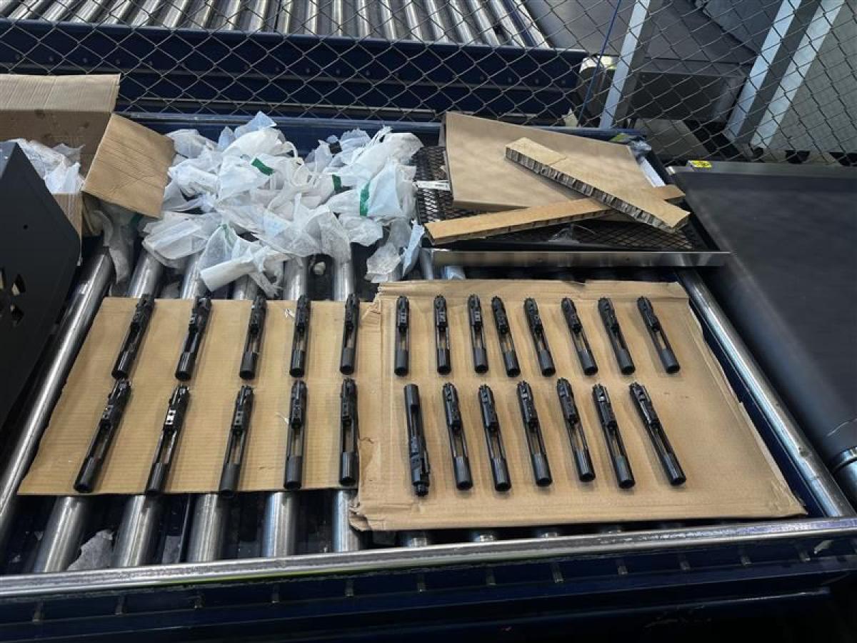 Incautación armas Aeropuerto El Dorado