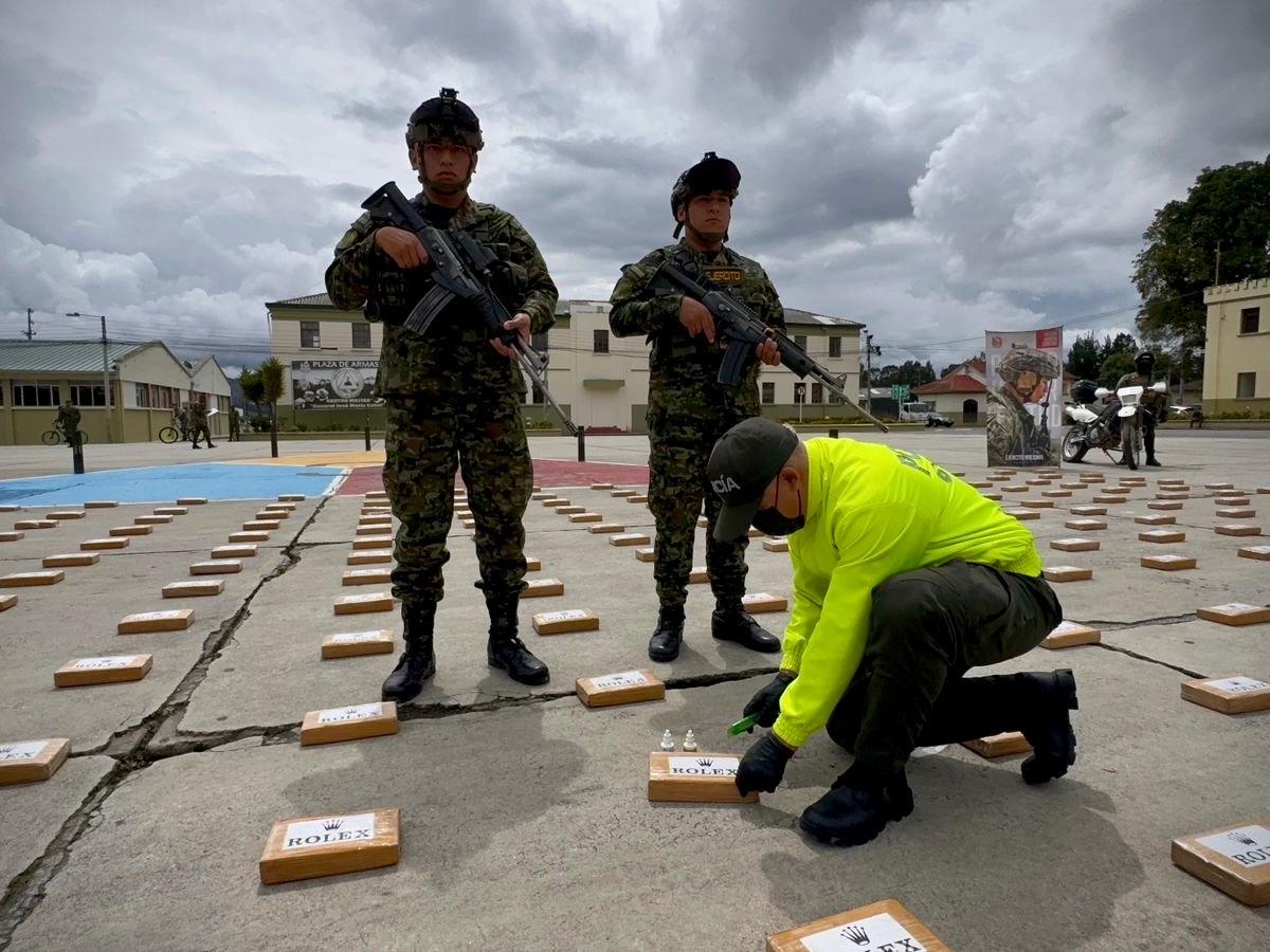 Incautación de droga con destino a Ecuador 