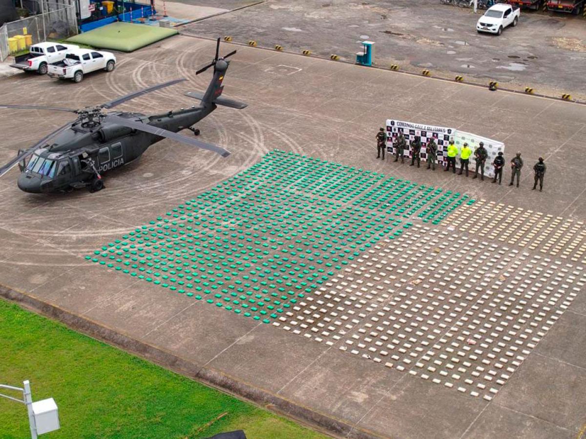 Incautación de marihuana en Puerto Asís, Putumayo