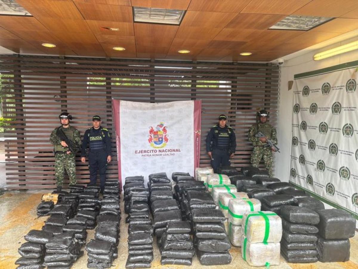 Incautación de marihuana en Yumbo, Valle