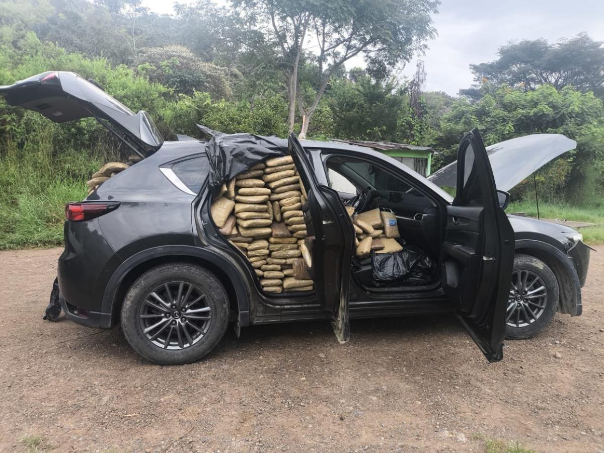 Incautan 541 kilos de marihuana en la Plata, Huila