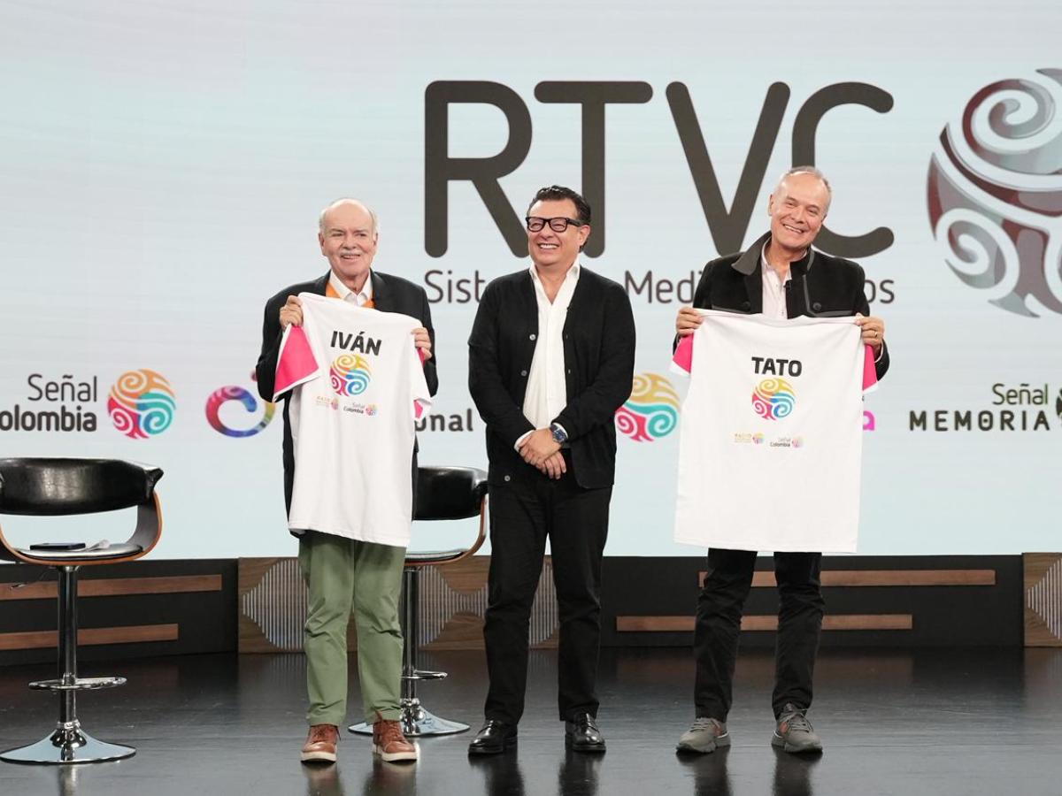  Iván Mejía y Tato Sanin en Radio Nacional de Colombia 