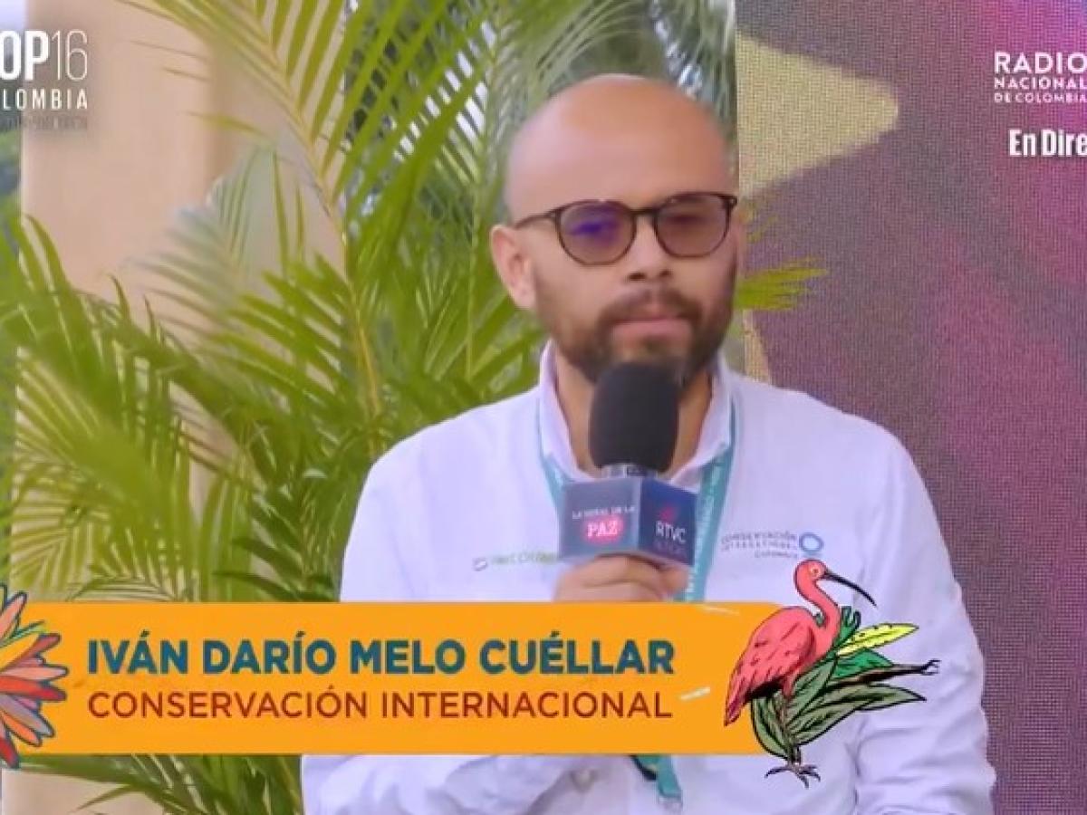 Ivan Dario Melo, ONG Conservación Internacional.