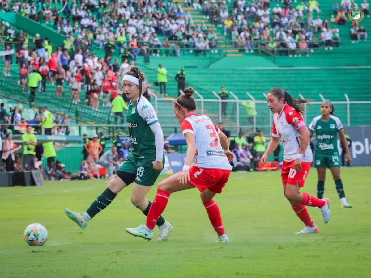 Liga Femenina: Deportivo Cali se impone en un duelo intenso ante Santa Fe