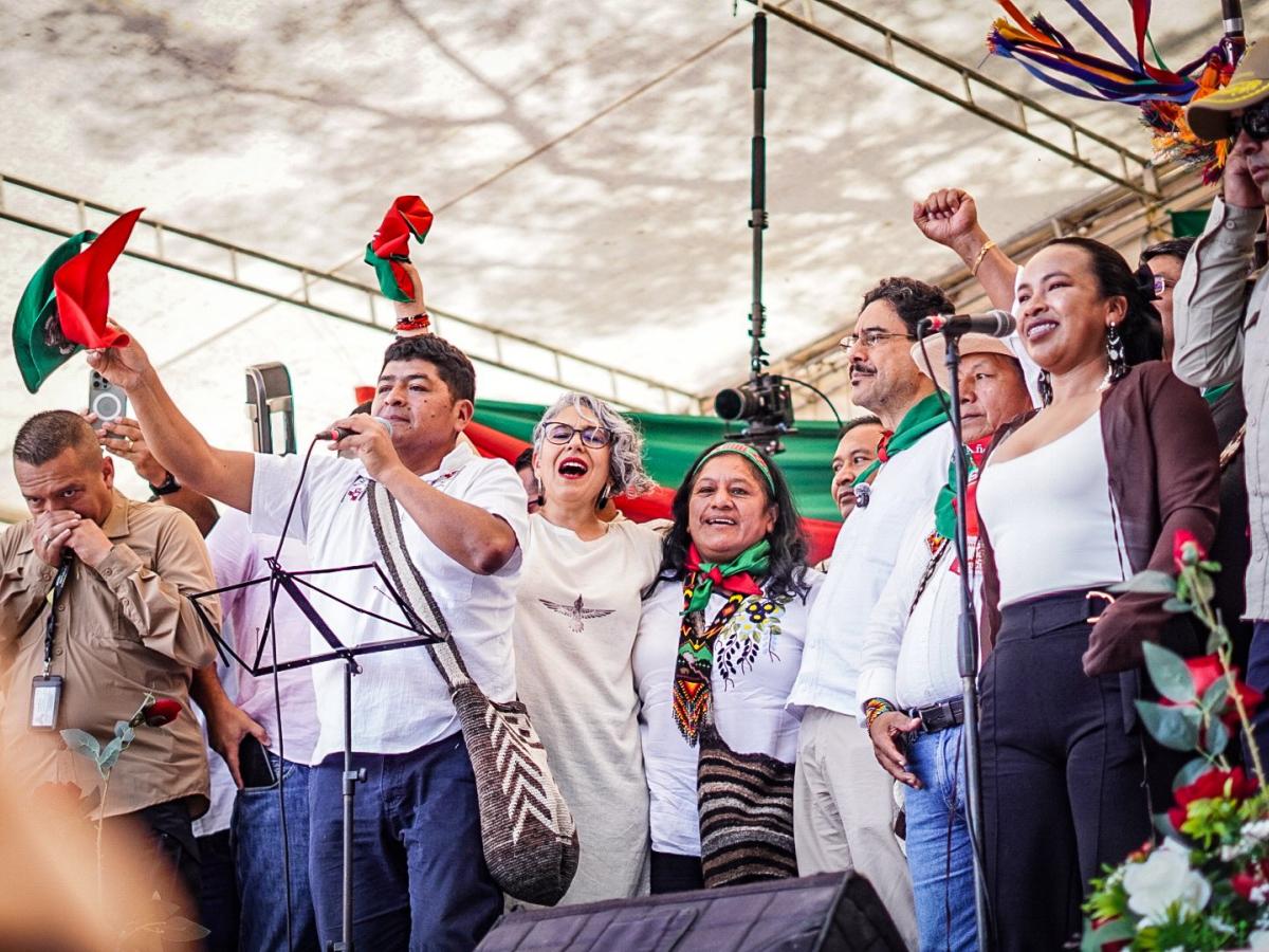 Lideresas celebran designación de Aida Quilcué como fórmula vicepresidencial de Iván Cepeda