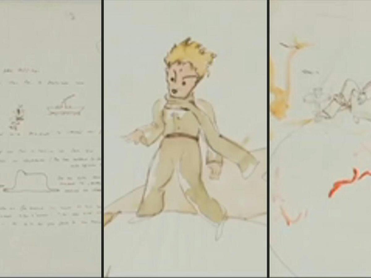 ¡Maravilloso! Manuscrito de "El principito" nunca antes visto será exhibido 