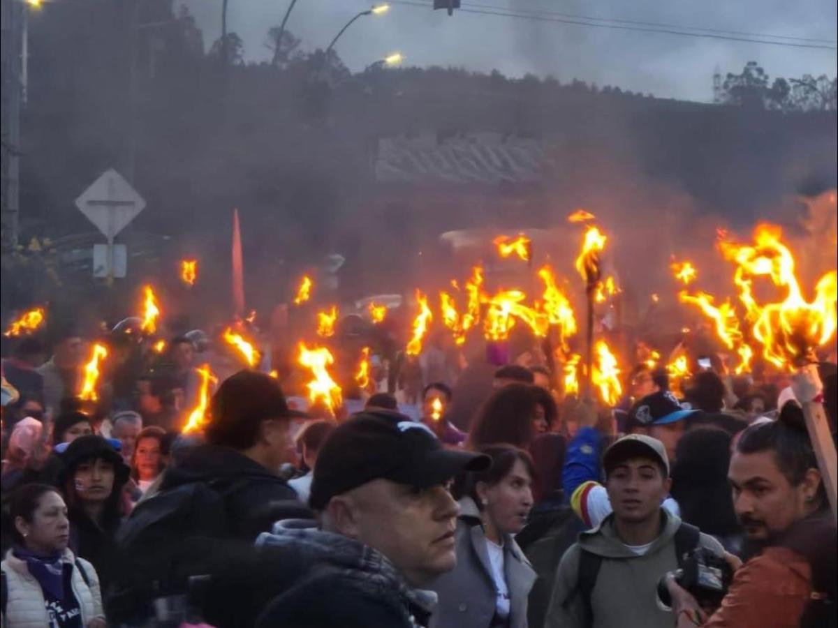 Marcha de las antorchas Pasto