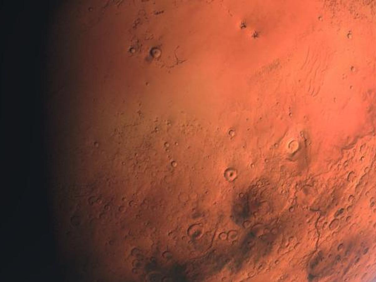 Hallazgo de escarcha en volcanes de Marte