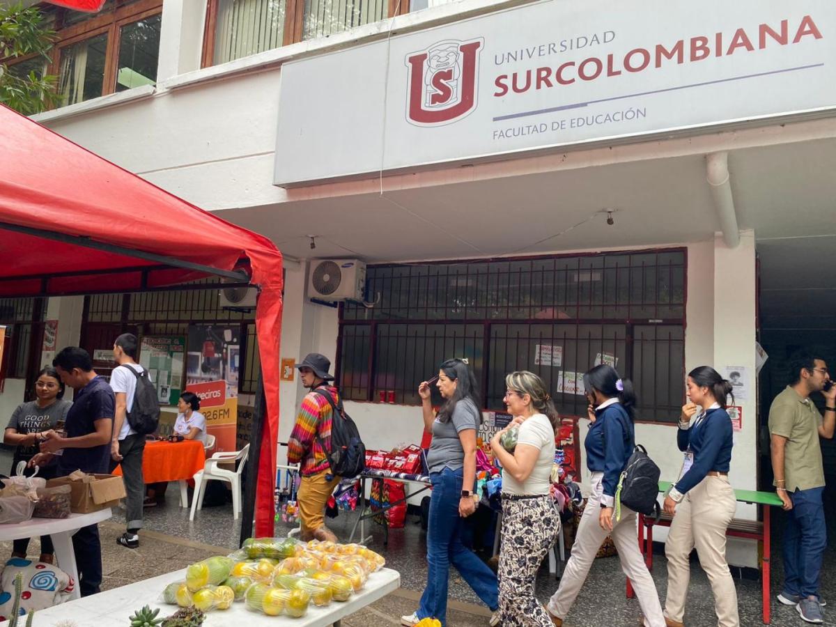 Mercado campesino en Universidad Surcolombiana en Neiva 