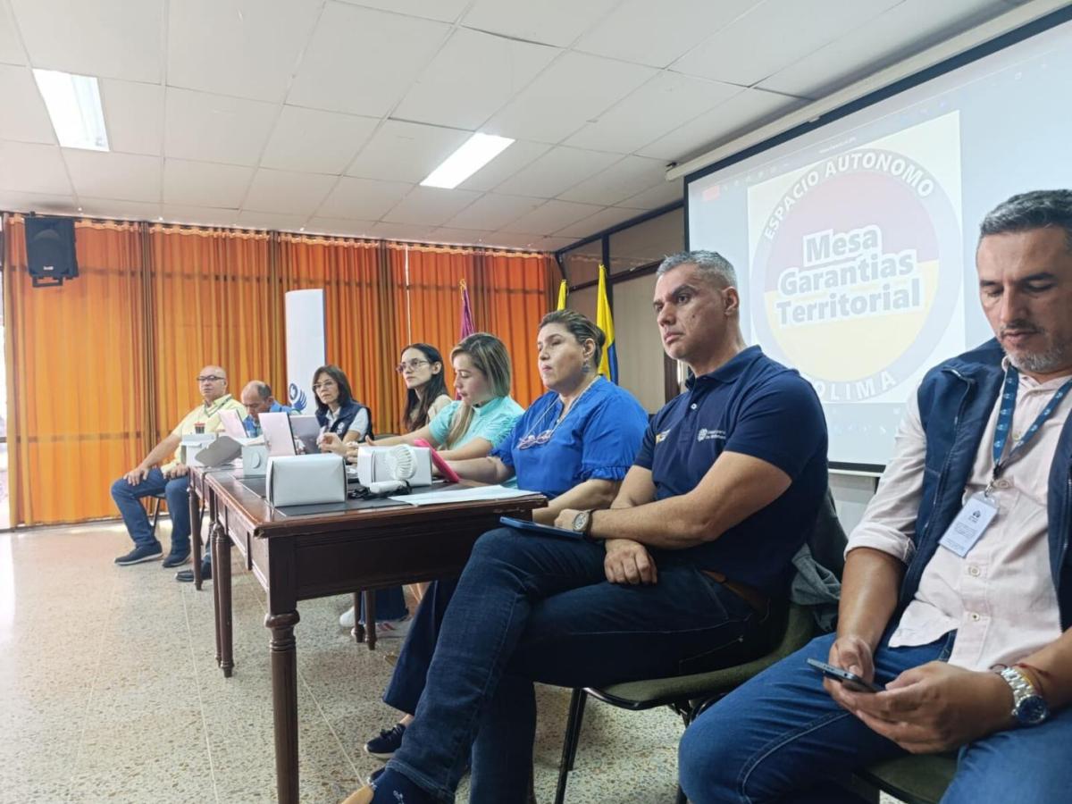 Mesa de Garantías Territorial en el Tolima