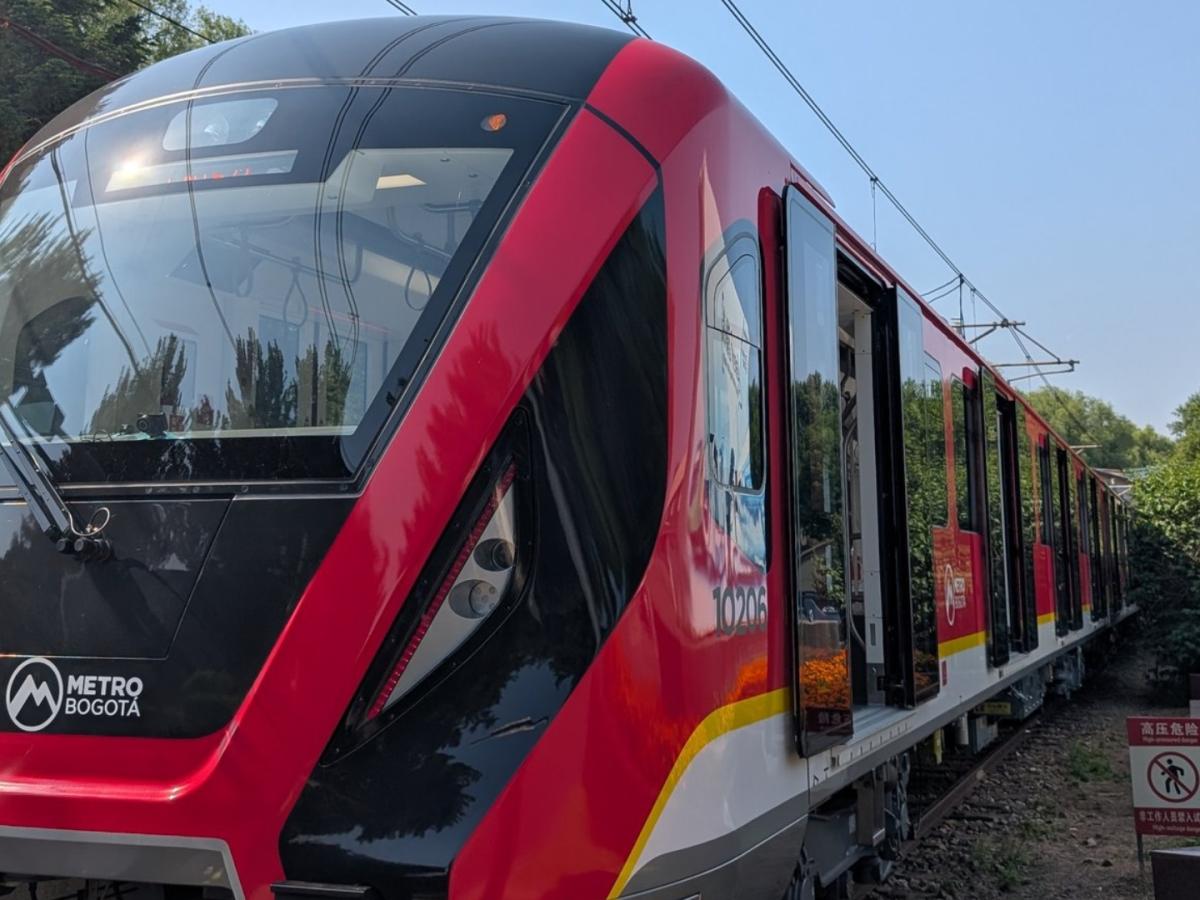 Metro de Bogotá: China entrega los dos primeros trenes de la primera línea
