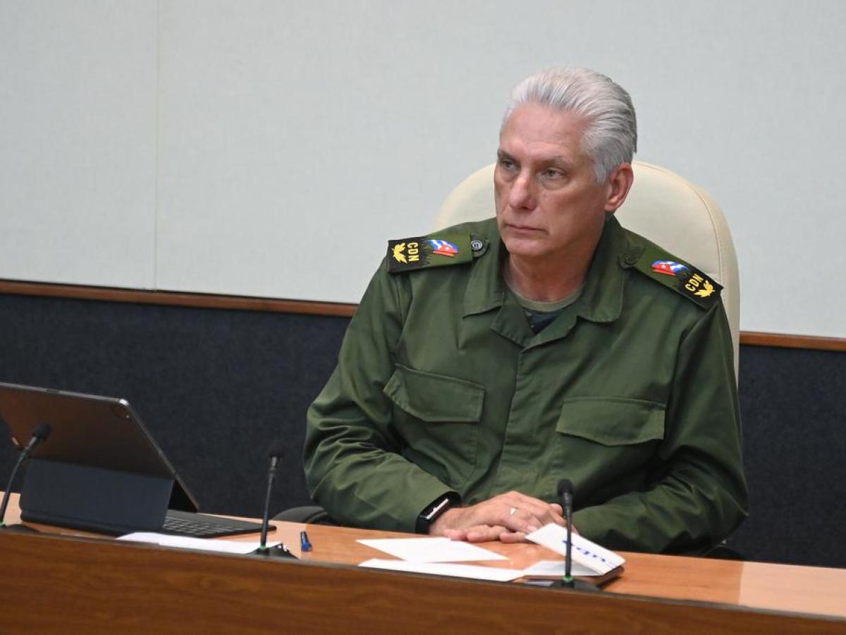 Miguel Díaz-Canel acusa a EE. UU. de imponer un “genocida bloqueo energético” contra Cuba