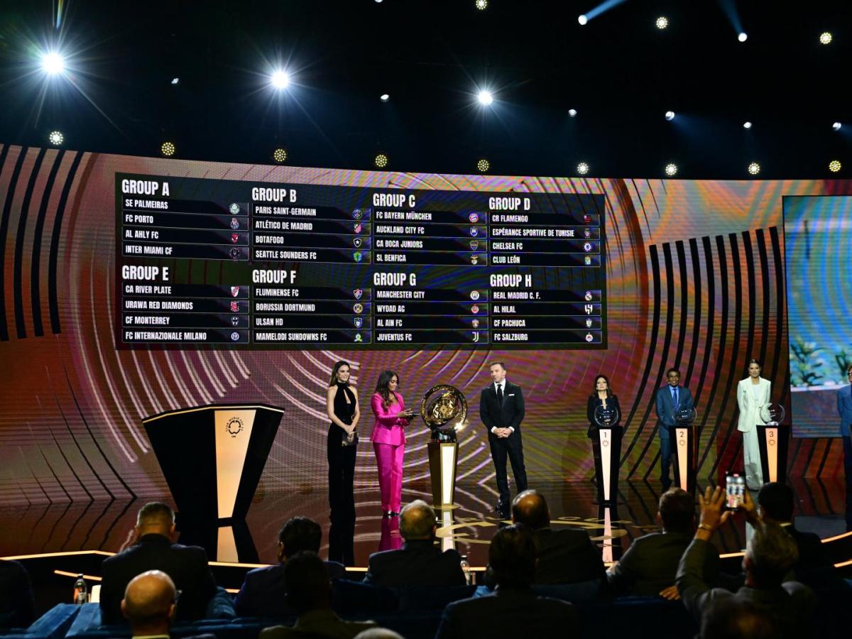 Grupos del Mundial de Clubes 2025