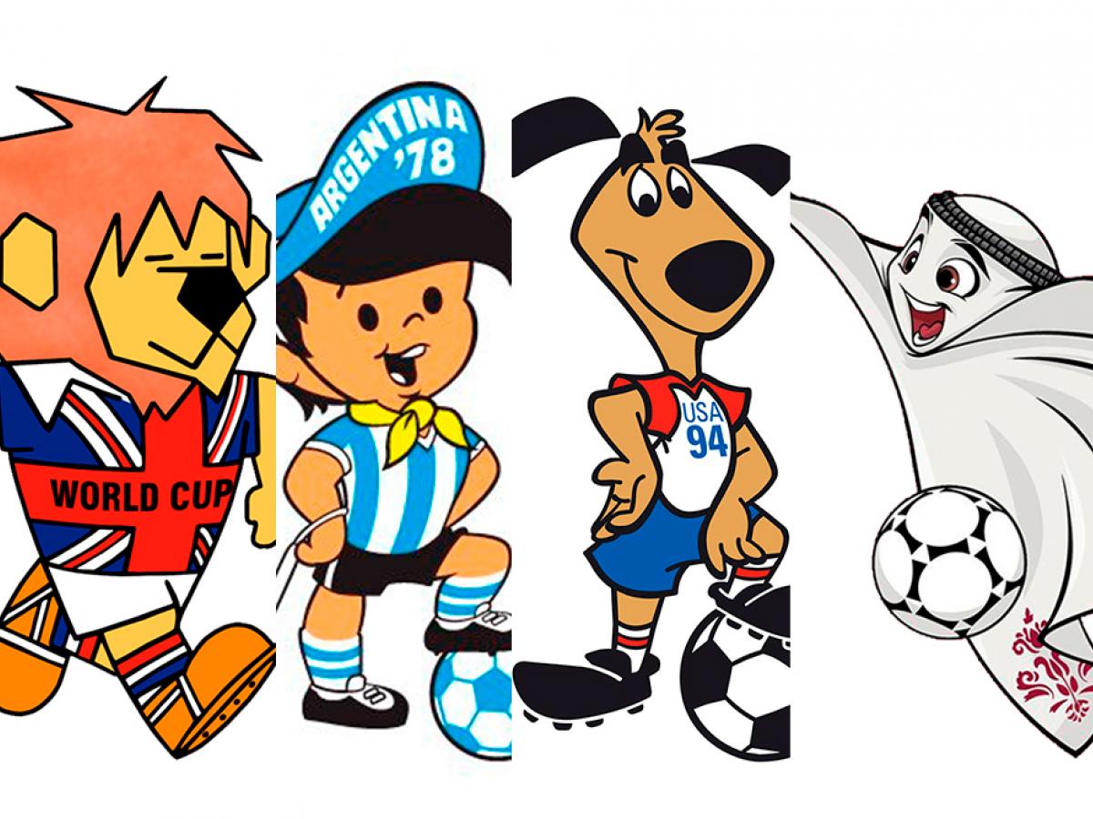 Las mascotas del mundial en toda su historia Las mascotas del mundial en toda su historia