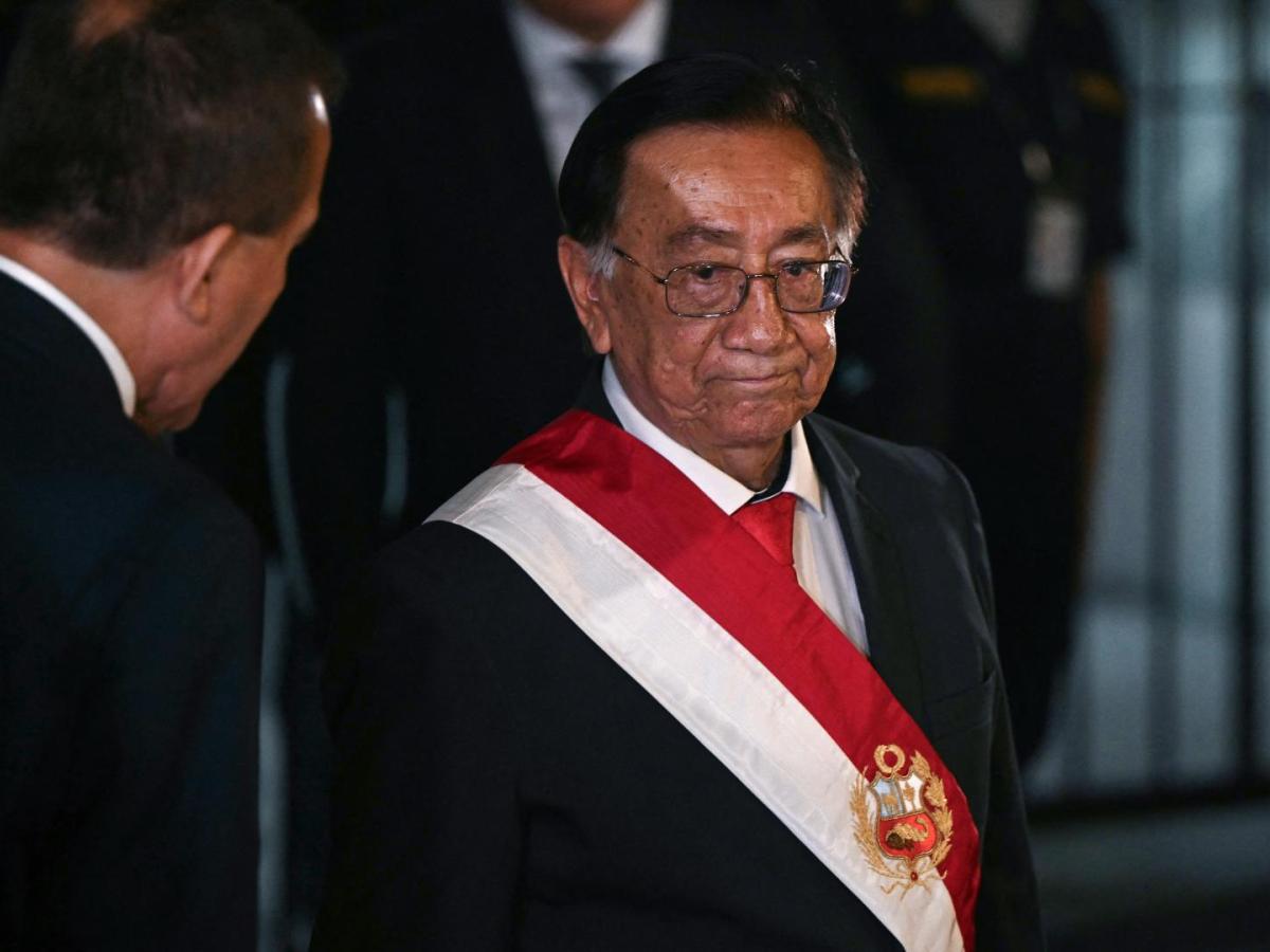 Nuevo presidente de Perú: José María Balcázar