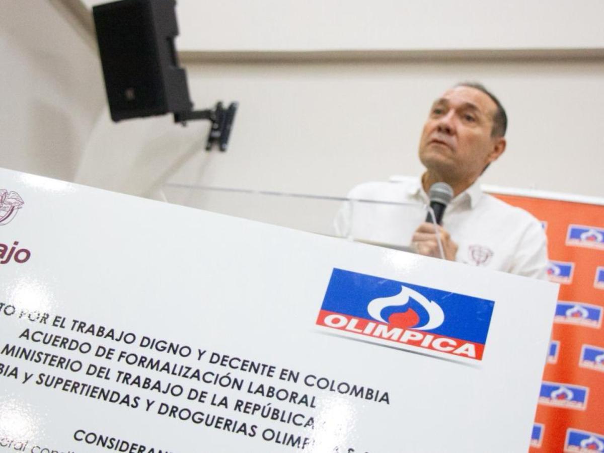Olímpica formaliza 1.000 trabajadores tras acuerdo con MinTrabajo