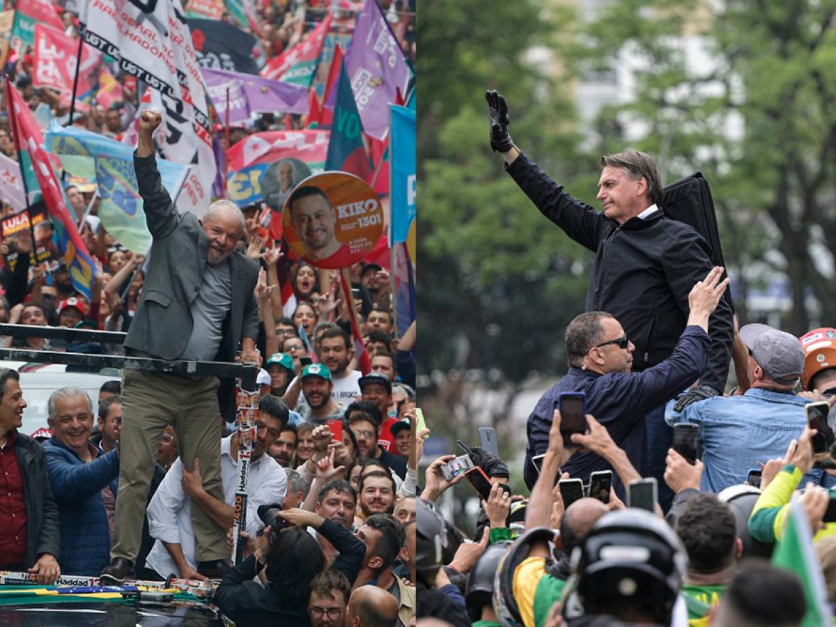 Elecciones en Brasil: Lula y Bolsonaro cierran campaña