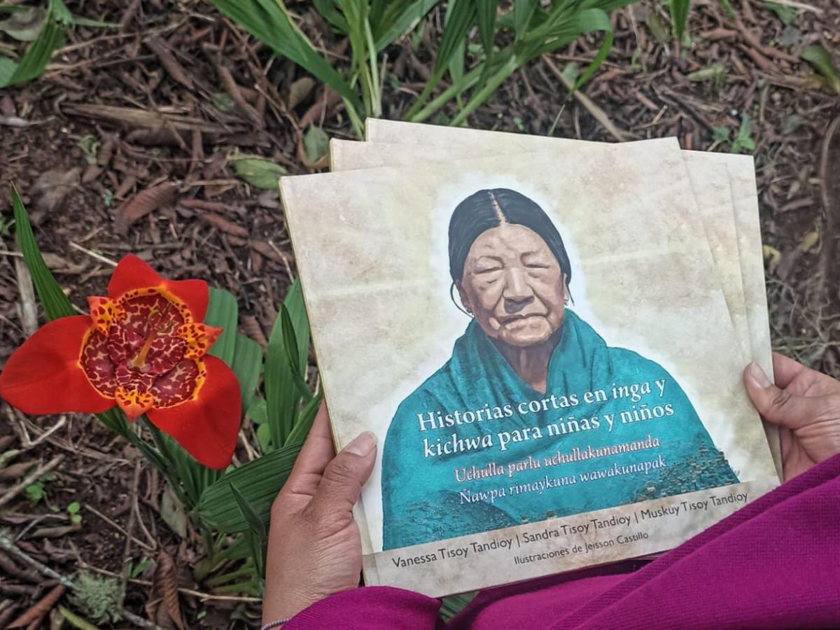 Libro para niños del pueblo Inga en Putumayo 