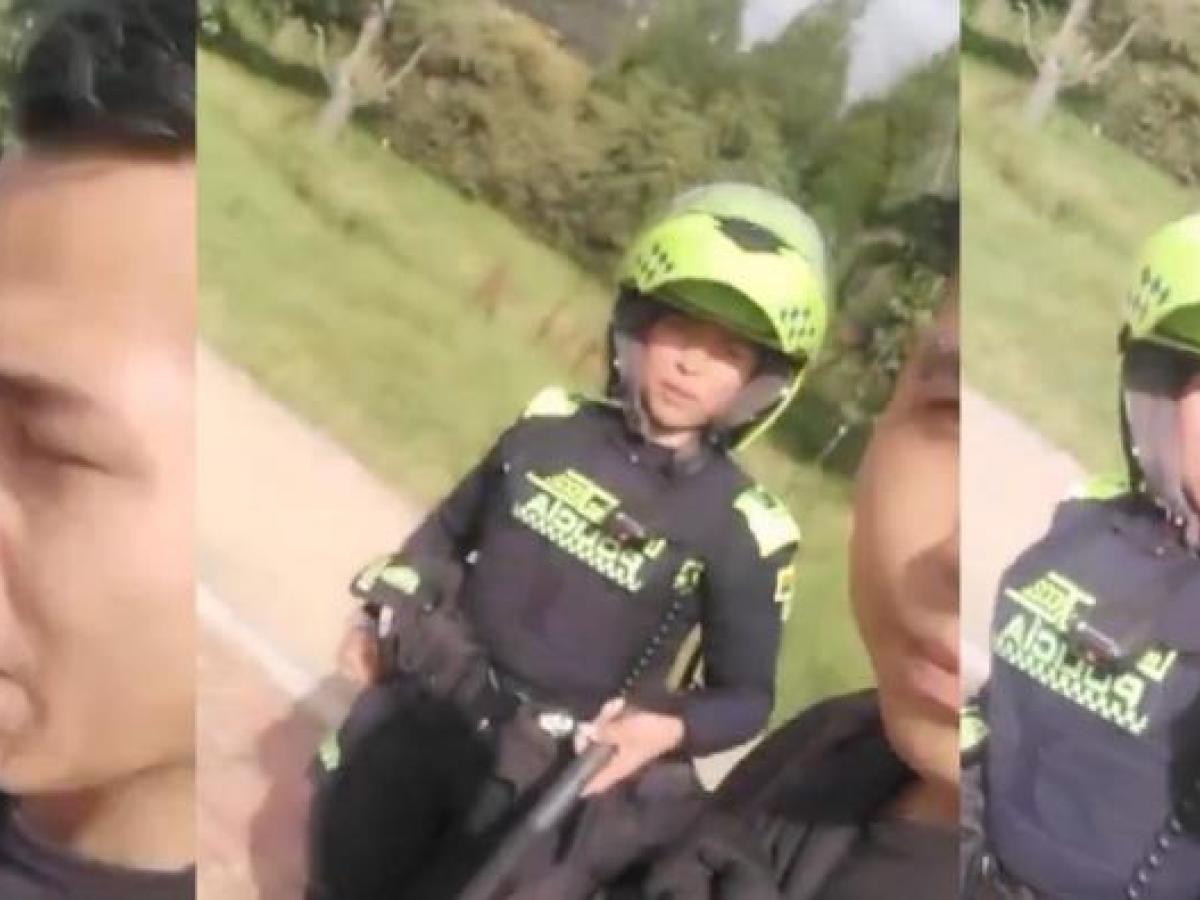 Investigación a patrullera que agredió a joven en la cara