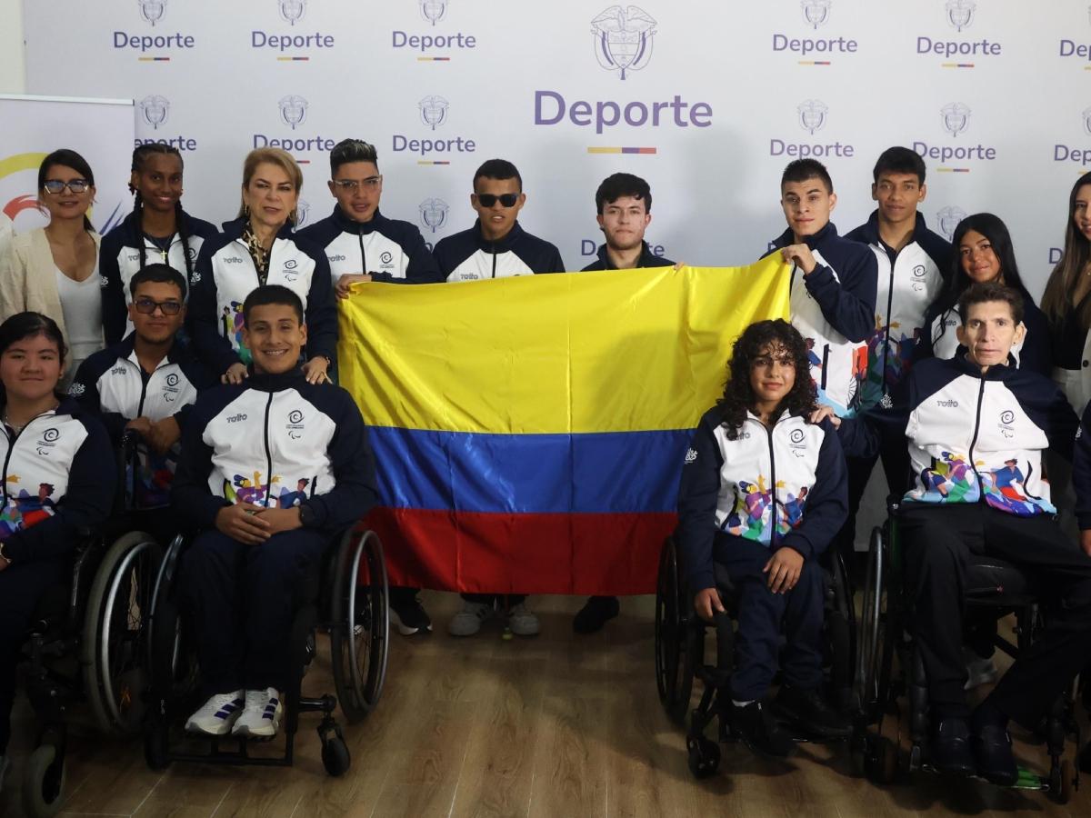Colombia presenta su delegación de 128 paratletas para los Juegos Parapanamericanos Juveniles Chile 2025