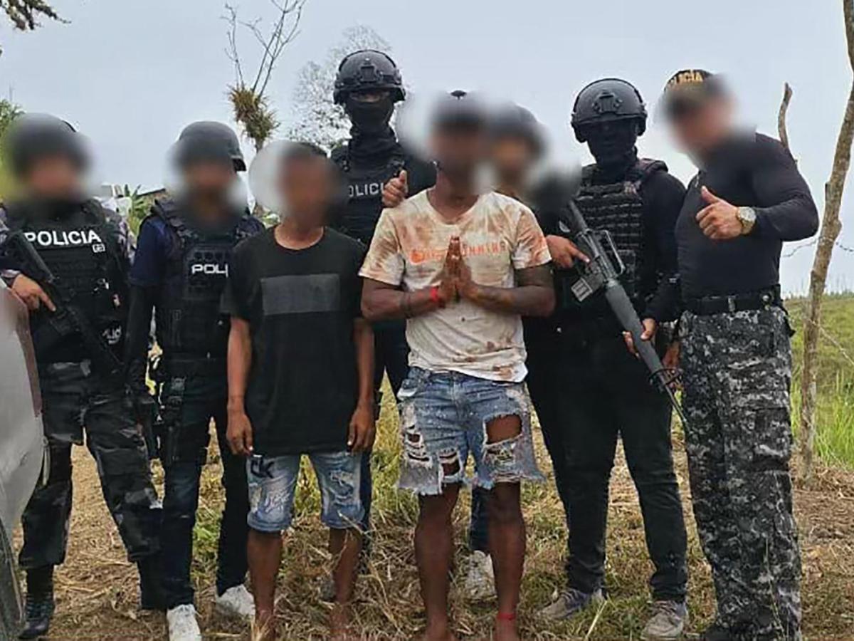 Colombianos detenidos en Ecuador por secuestro de futbolista