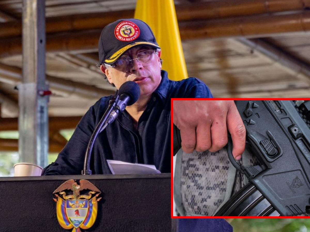Presidente Petro presentó el fusil Jaguar desarrollado por Indumil