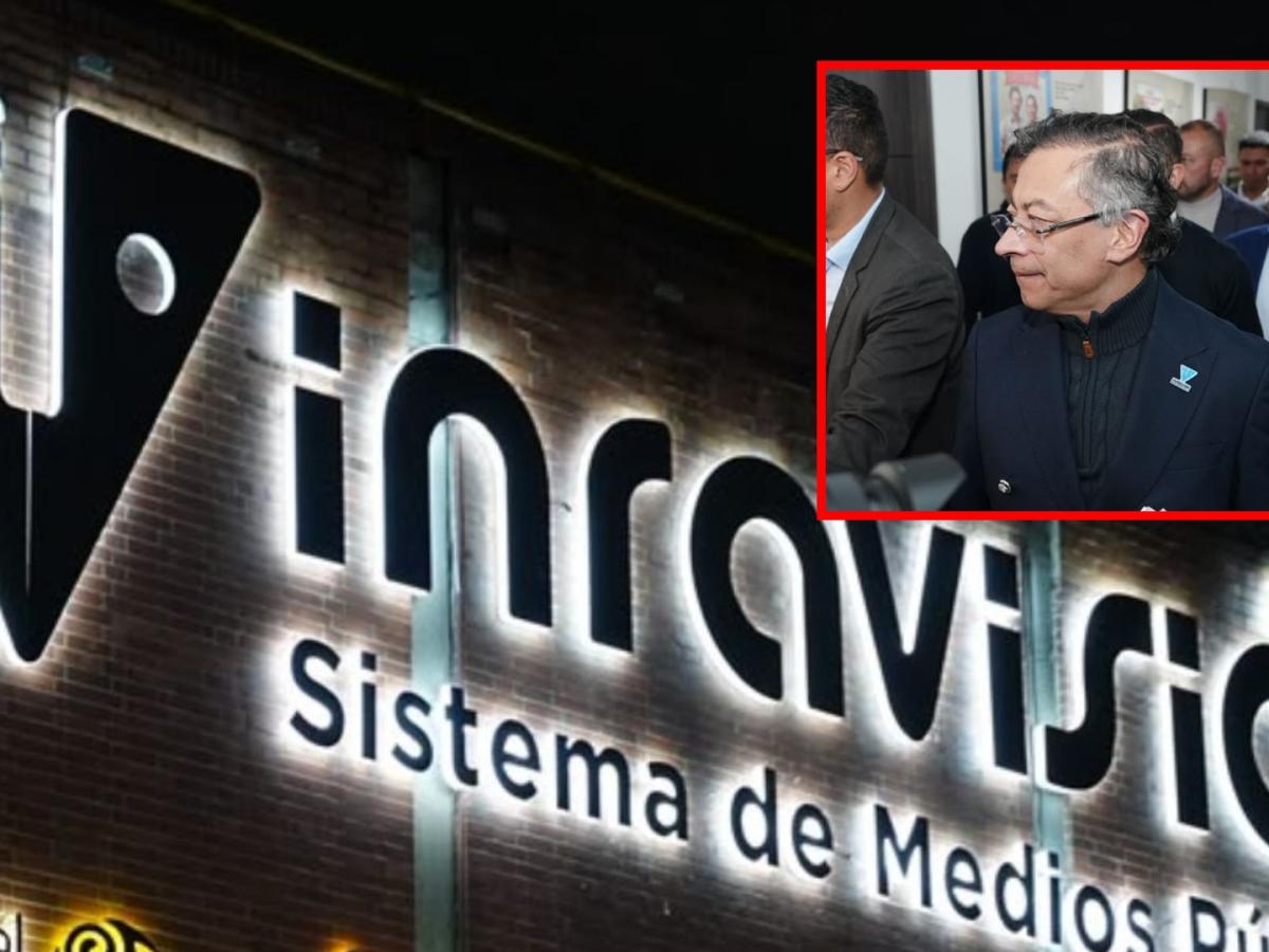 Presidente Petro habló desde el recuperado estudio de Inravisión