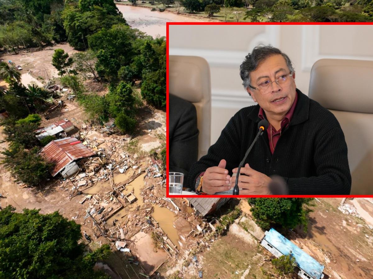 Petro niega rechazo de ayuda internacional por lluvias en Córdoba