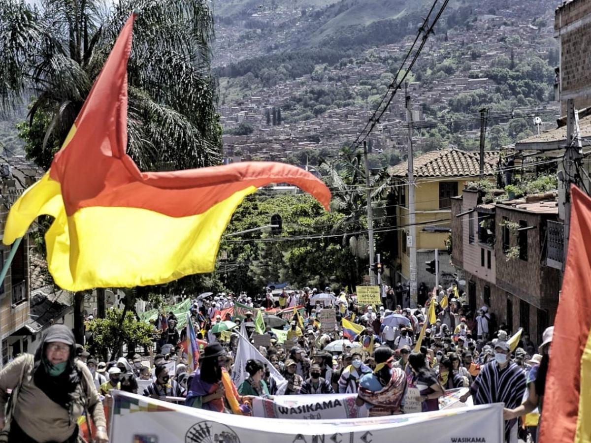 Manifestaciones en Medellín dejan un saldo de siete personas heridas