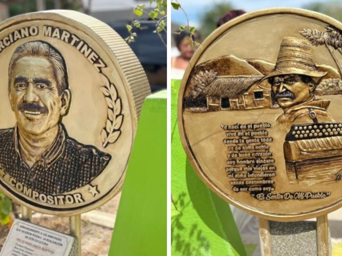 Marciano Martínez, el autor de “Amarte más no pude” ya tiene su monumento en La Guajira