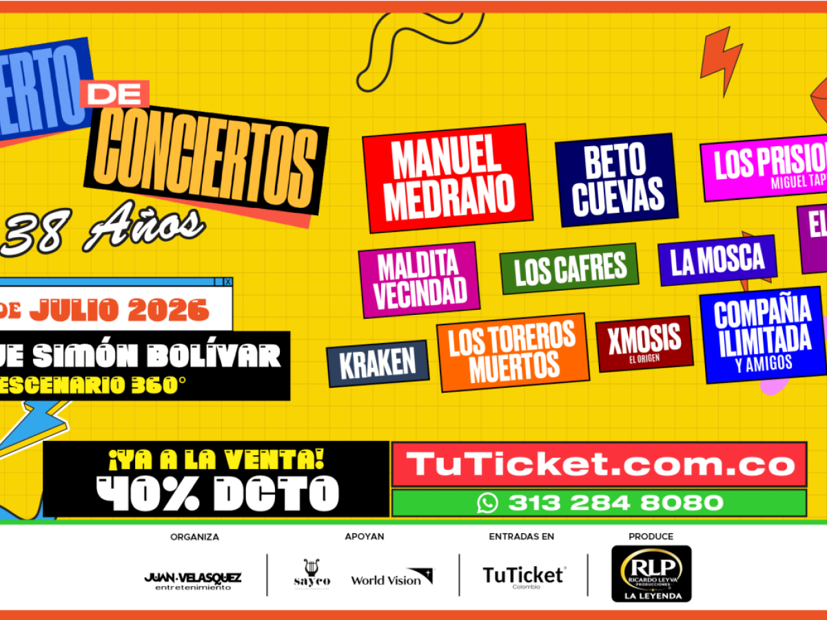 Regresa el Concierto de Conciertos a Bogotá