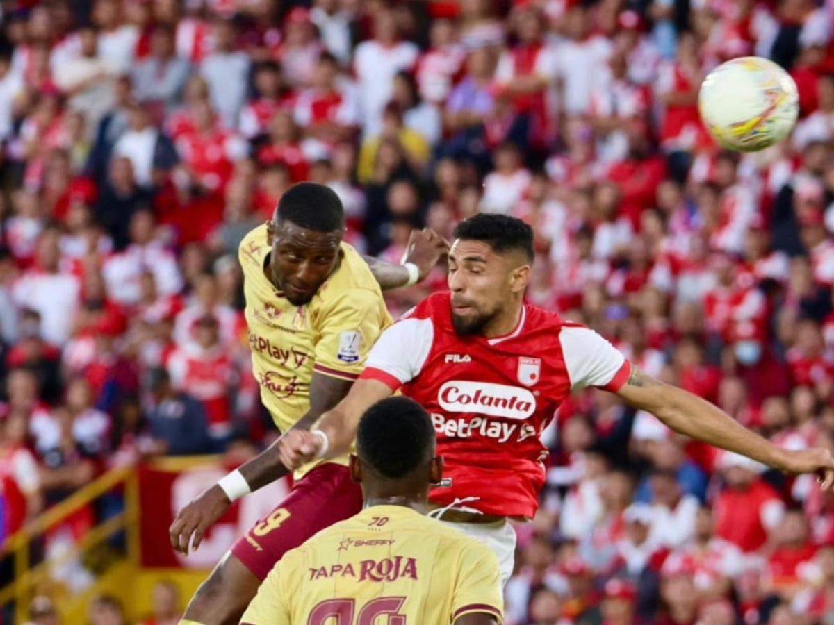 Santa Fe derrotó a Deportes Tolima en el inicio de los cuadrangulares