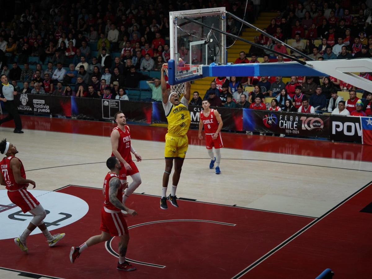 Selección Colombia de Baloncesto derrotó a Chile