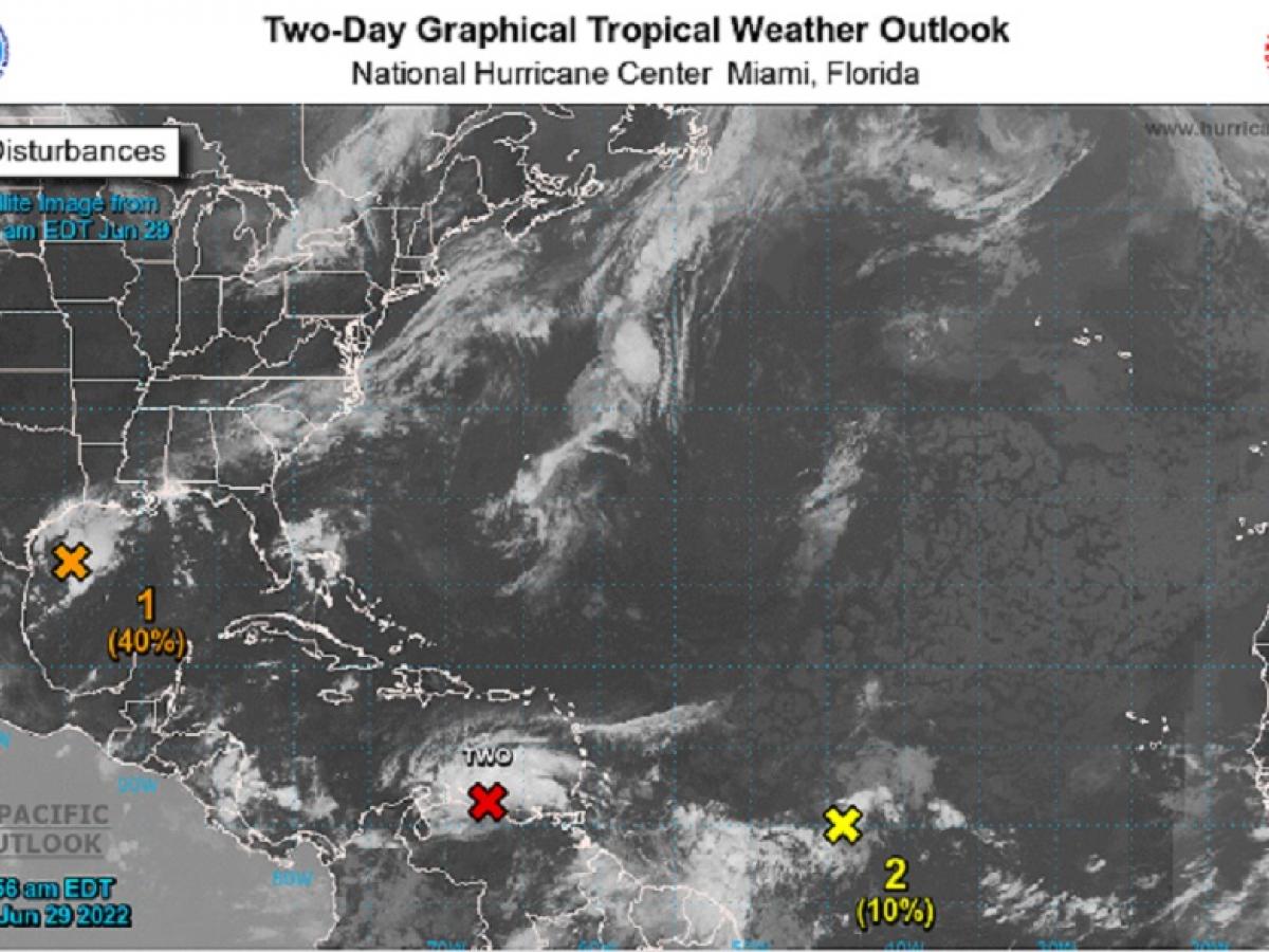 Ciclones en el mar Caribe 