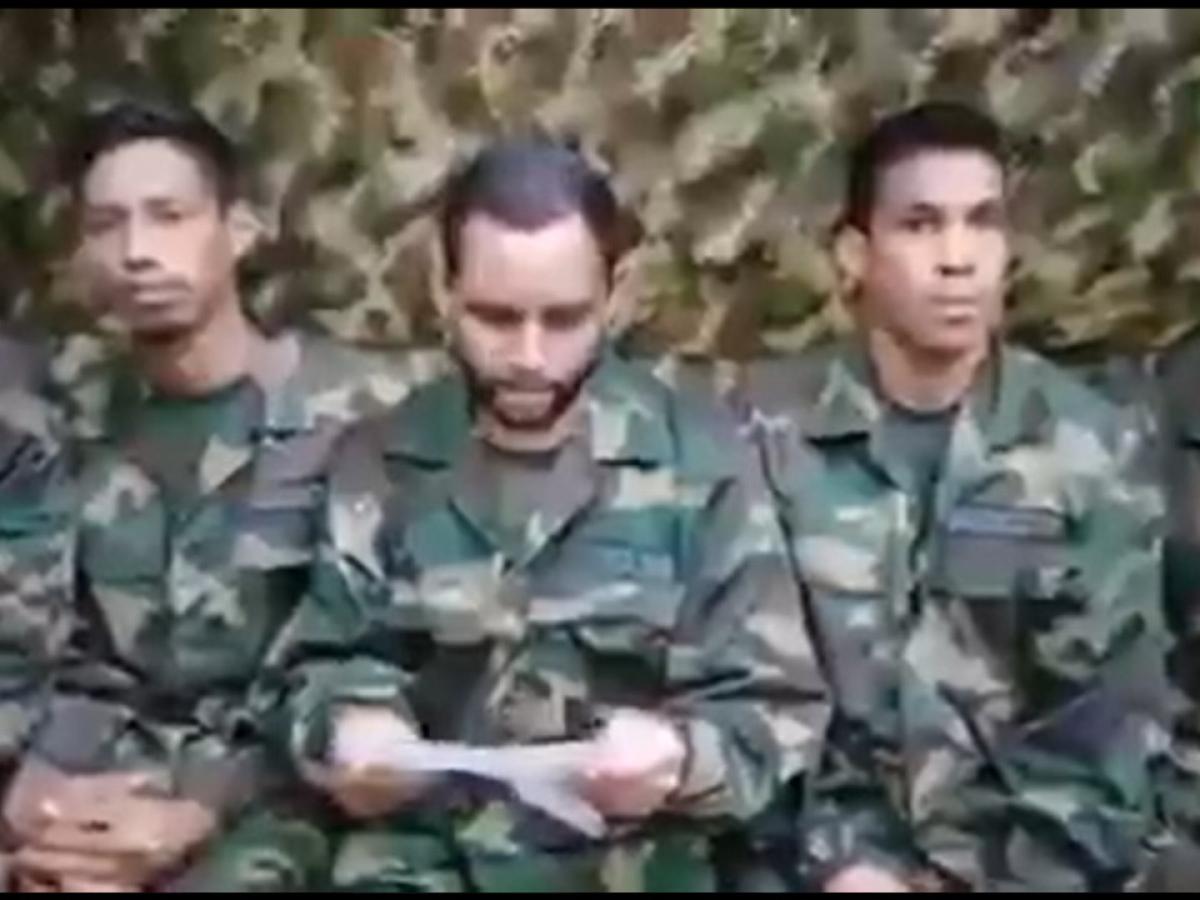 Nueva prueba de supervivencia de soldados venezolanos secuestra por las disidencias Farc