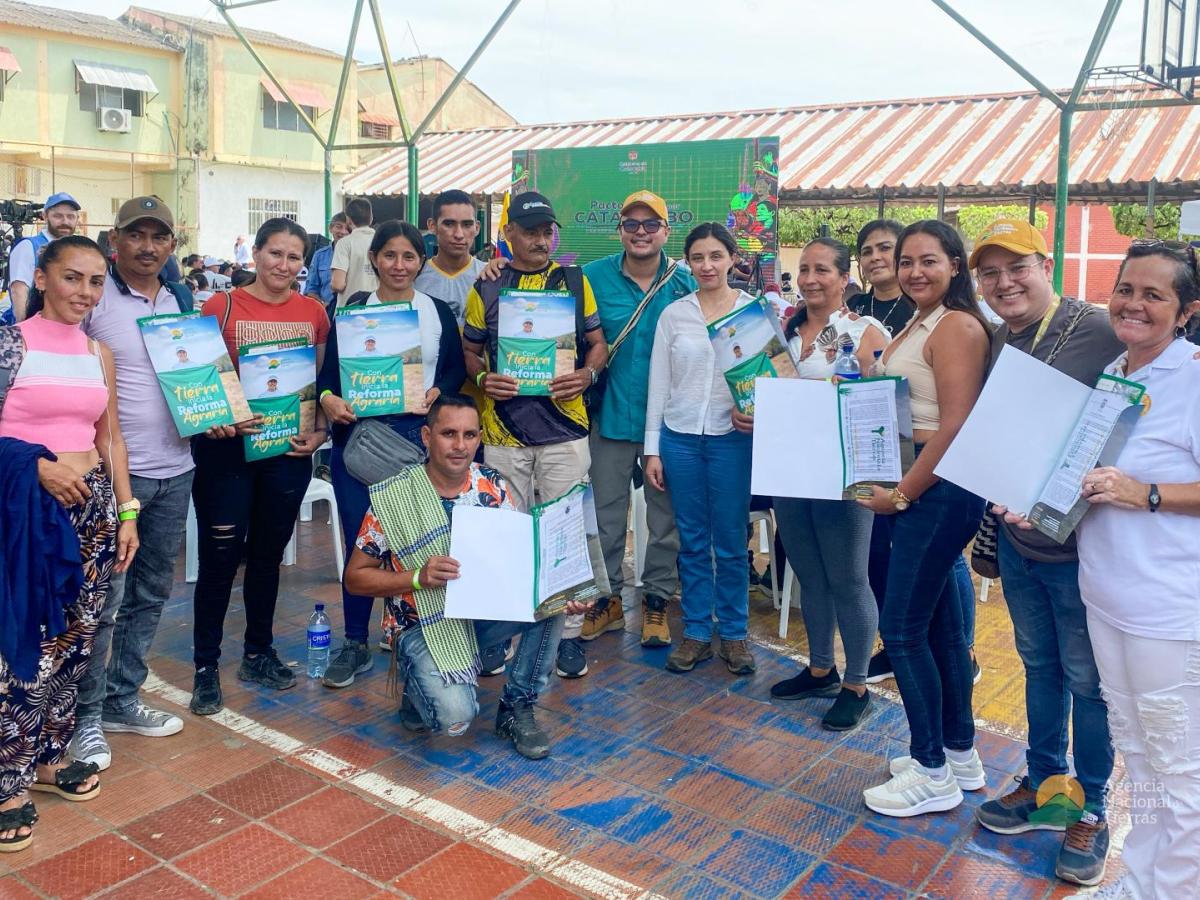 Entrega de tierras en el Catatumbo