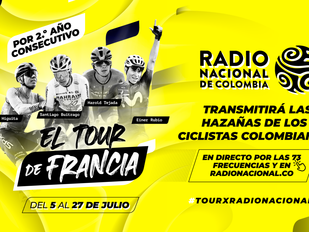 Radio Nacional transmitirá en vivo el Tour de Francia 2025 con ciclistas colombianos