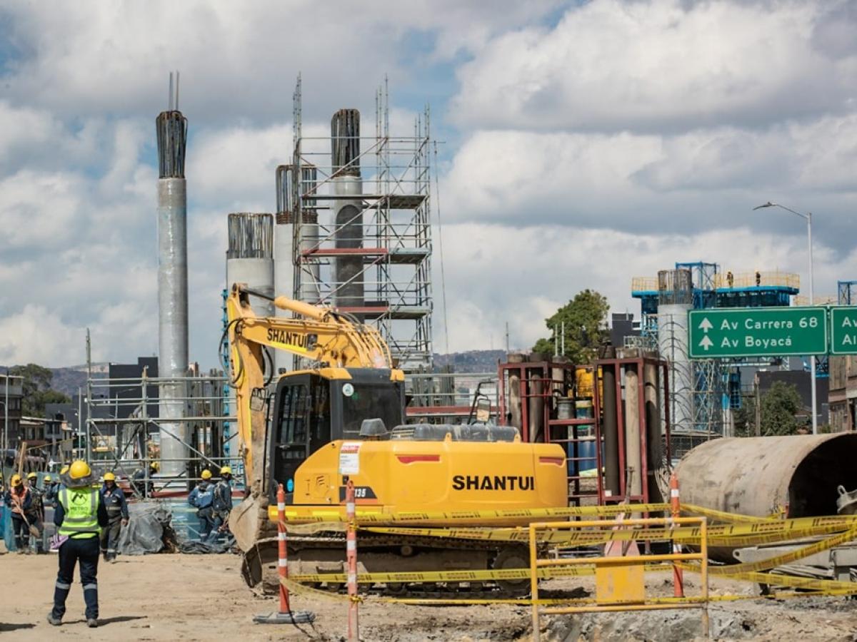 Trabajadores del Metro de Bogotá bloquean el sur de la ciudad por retrasos en pagos