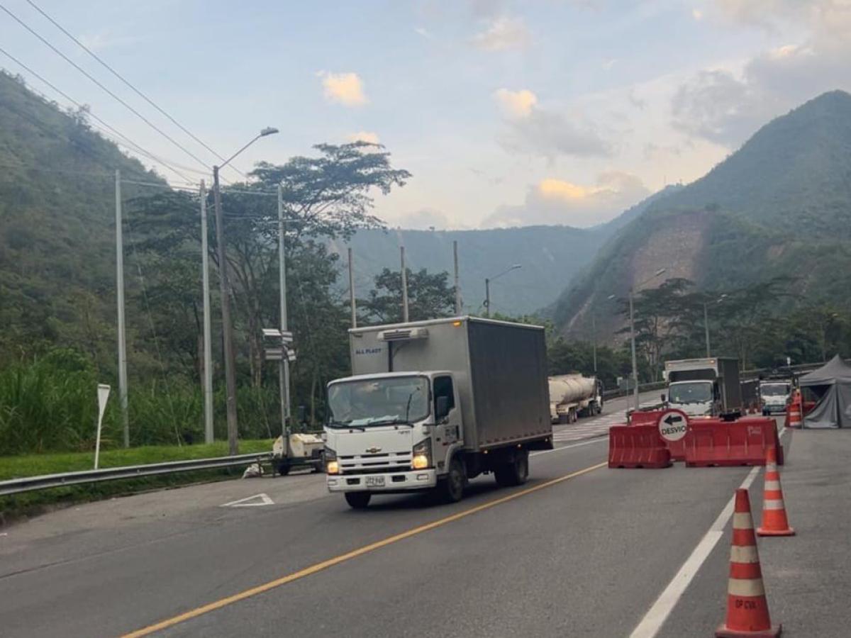 Estado de l vía Bogotá - Villavicencio