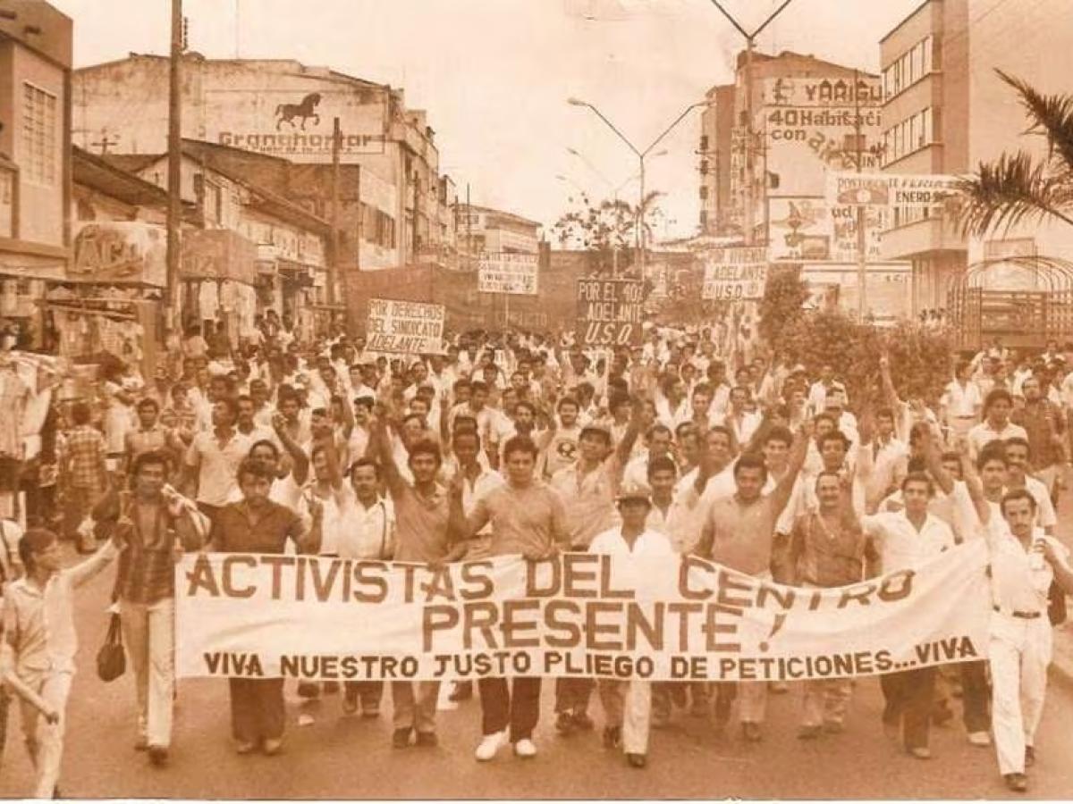 Historia de la lucha laboral en Colombia