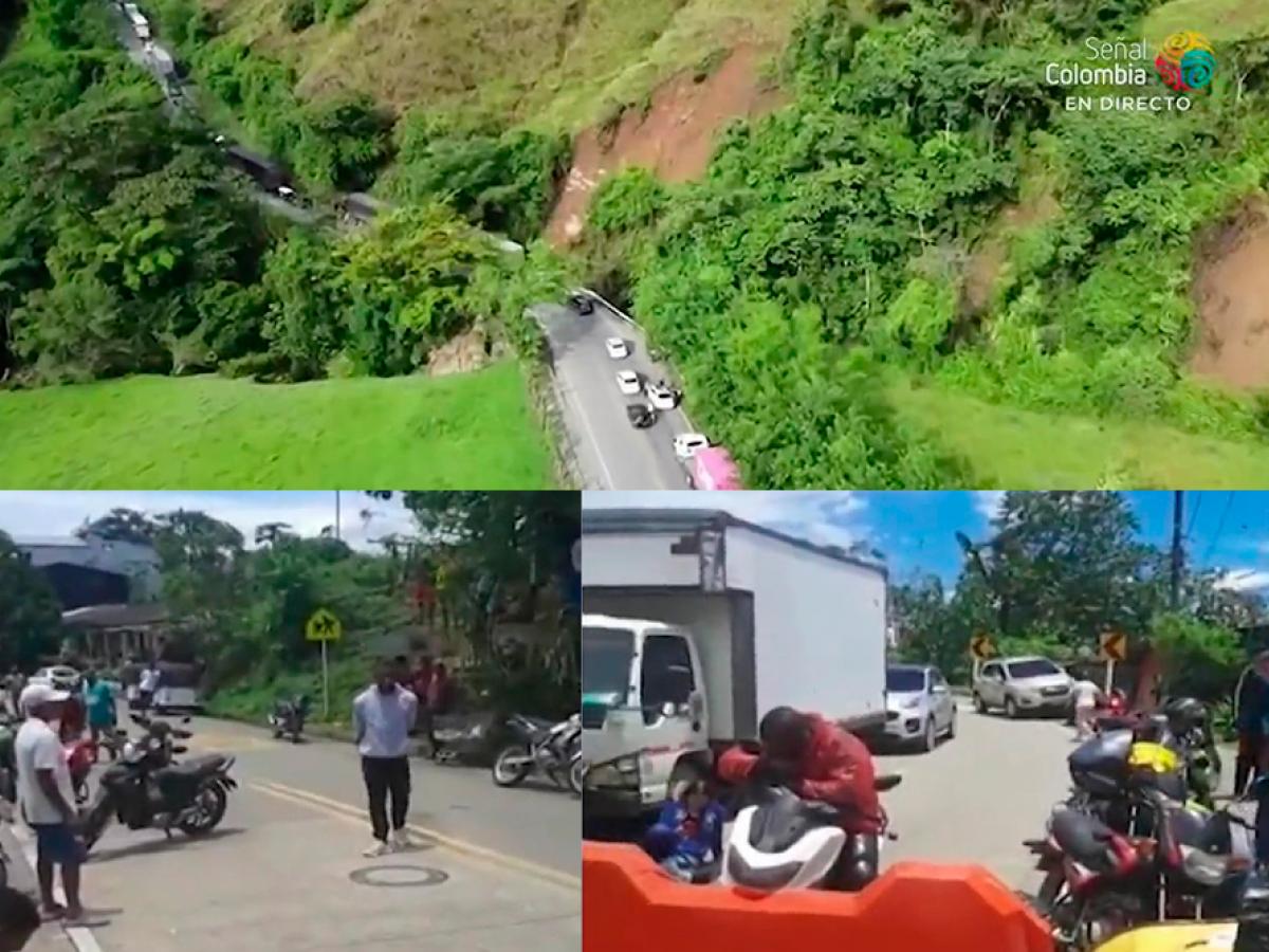 Cierre de la vía Medellín – Quibdó por protestas