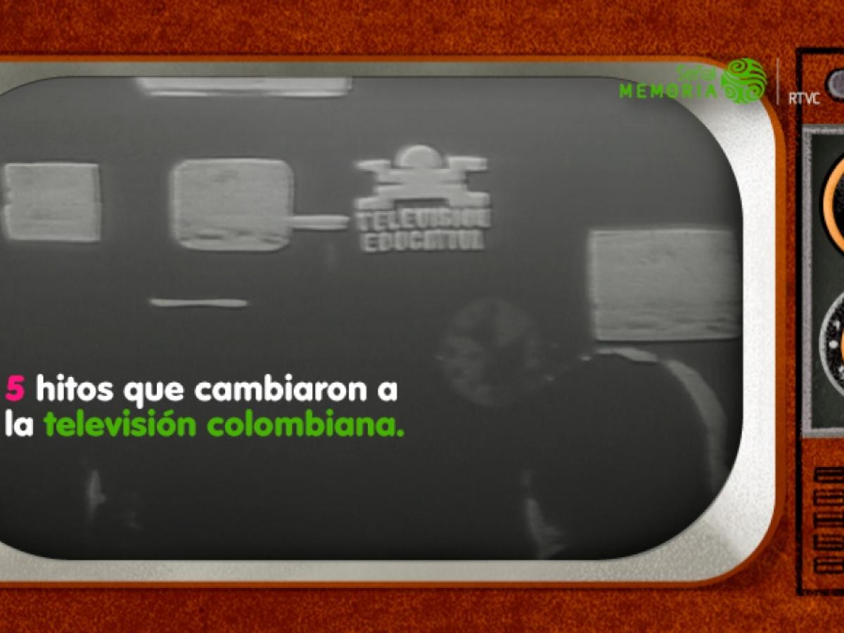 70 años de la televisión colombiana: 5 hitos que transformaron la historia