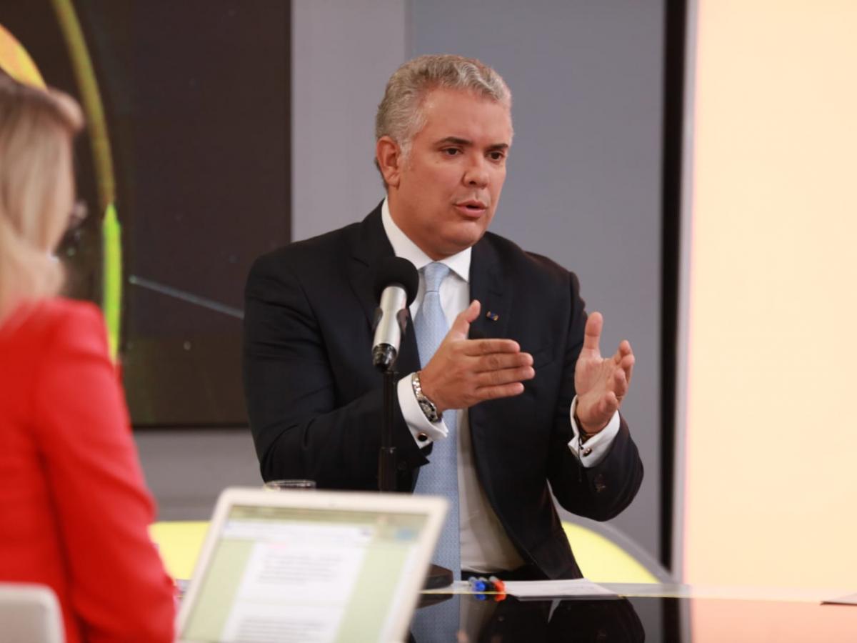 Iván Duque habla de elecciones presidenciales