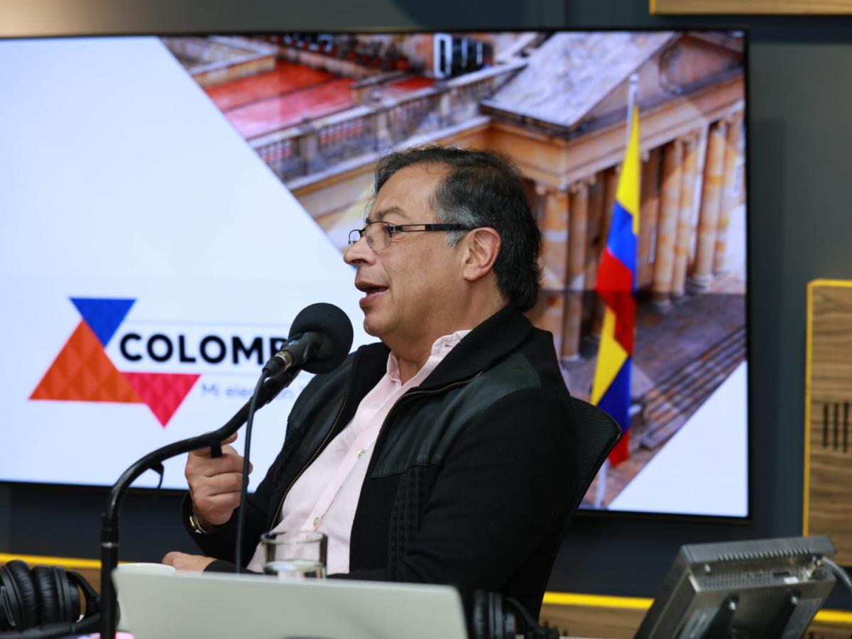 Candidato del Pacto Histórico, Gustavo Petro 